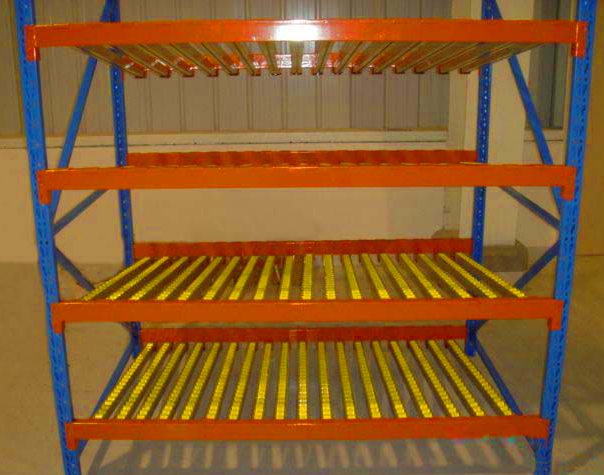 <b>寶安流利式貨架 先進(jìn)先出貨架定做</b>